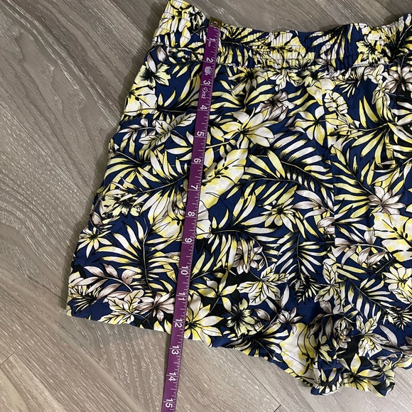 🔵5 For $15🔵 DeFacto Flowy Tropical Zip Up Shorts - Picture 9 of 9